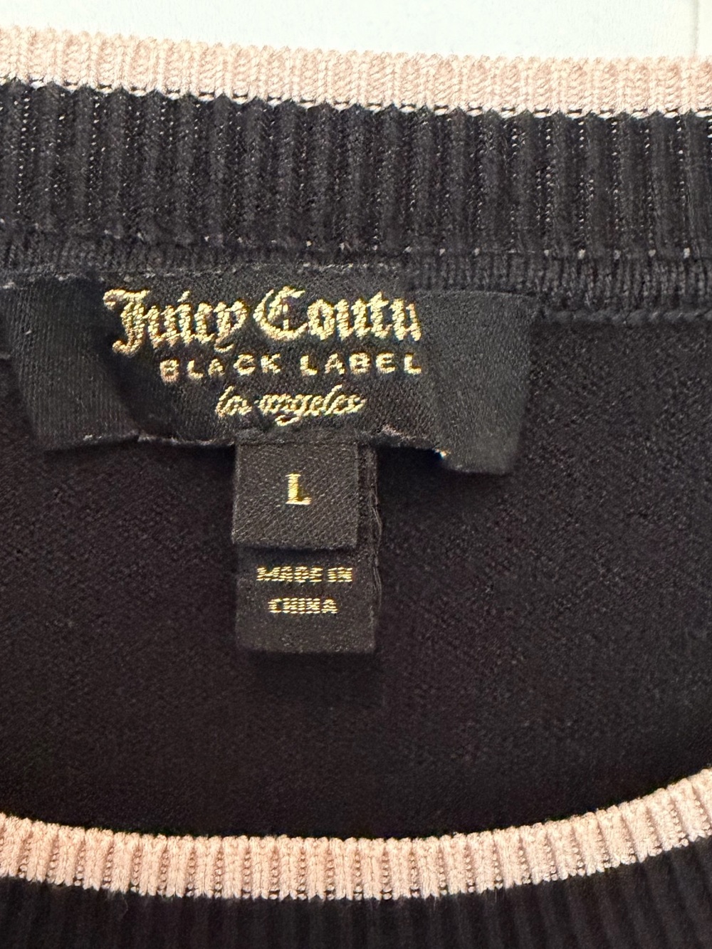 Juicy Couture Black Label Knit  Tee with Car Graphic - Picture 2 of 6